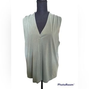 Banana Republic sleeveless top - dark Olive color